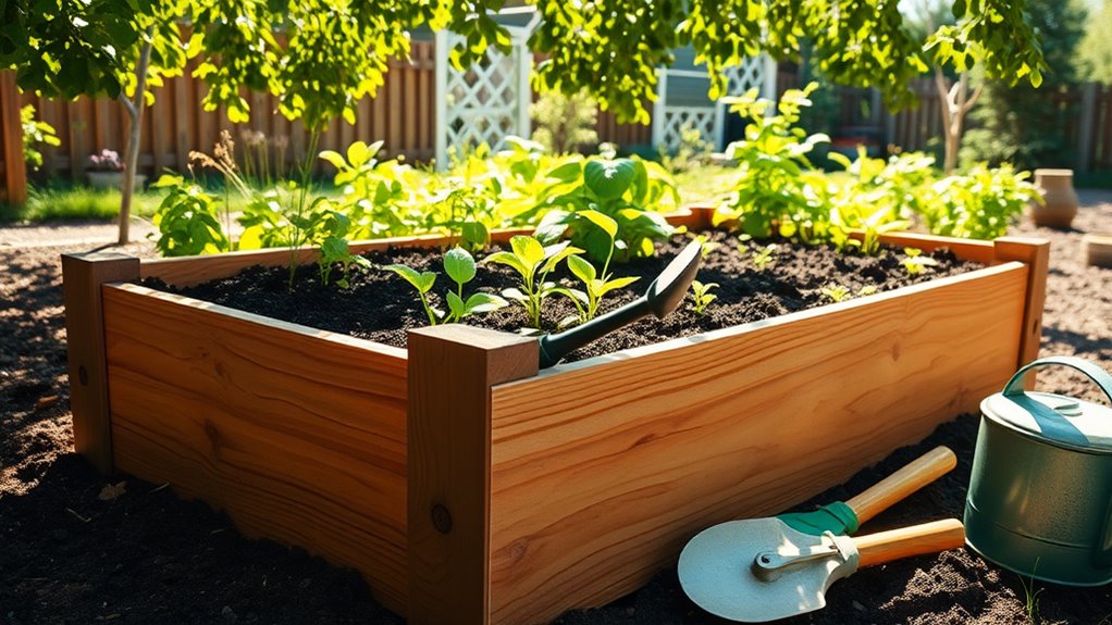 raised garden bed construction